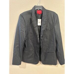 GUESS Los Angeles Mens L Metallic Gray Suit Blazer‎ Modern Dress Jacket
